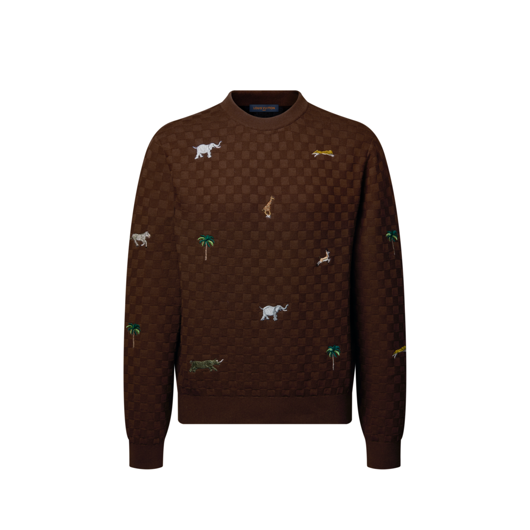 LV x The The Darjeeling Limited Embroidered Long-Sleeved Crewneck